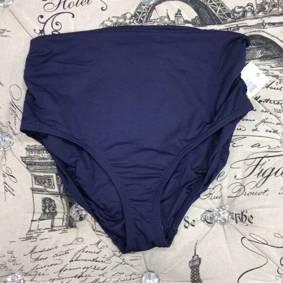 Anne Cole Convertible Fold Bikini Swim - Picture 2 of 5